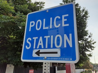 Sign to Police Station