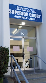 Juvenile Court Sign by Inglewood Juvenile Court