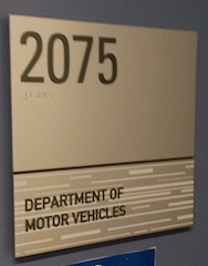 Art 295 - DMV Sign