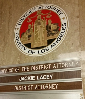 Los Angeles District Attorney's Office Door