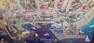 Redondo Beach Waterfront Drawing